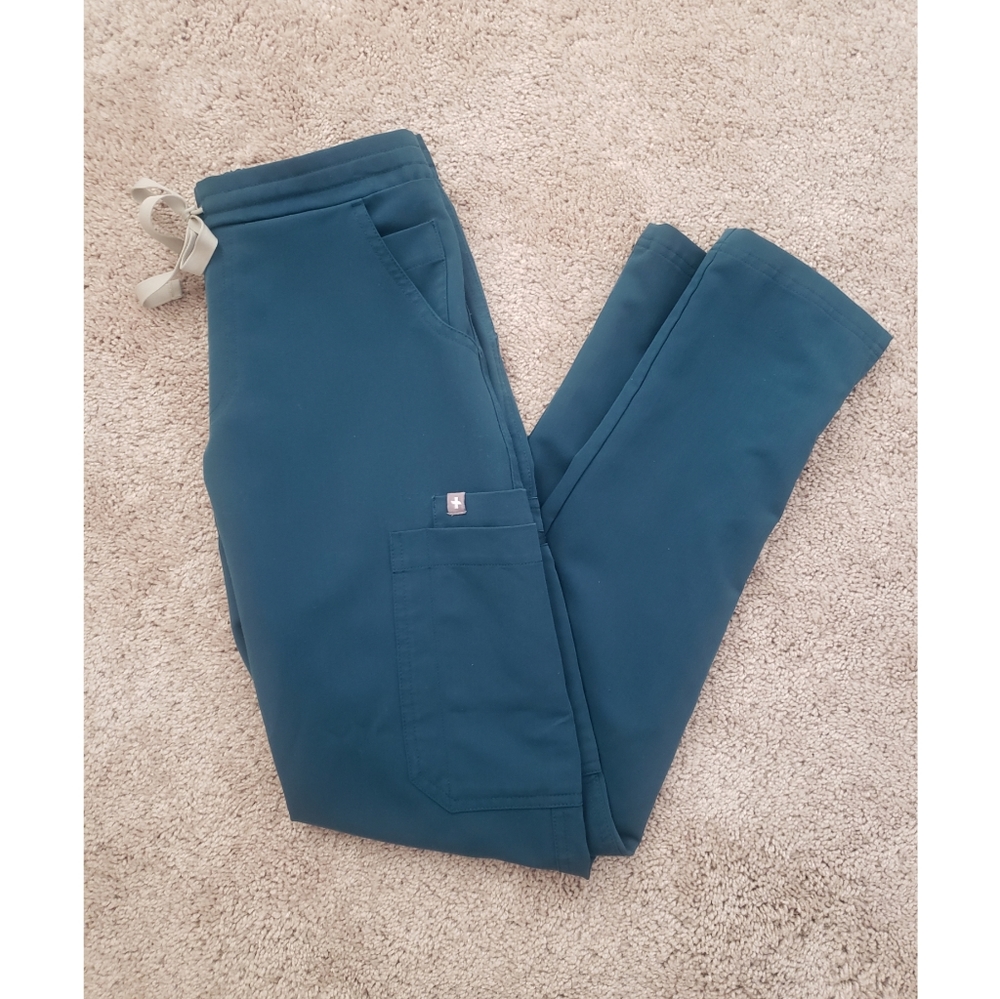 FIGS caribbean blue XXS Yola scrub pants